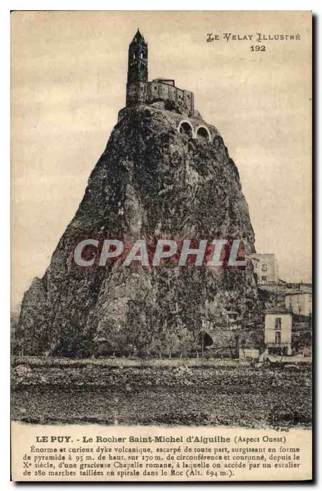 Le Puy - A Rocha Santo Miguel d'Aiguilhe (Aspecto Oeste) — Le Velay Illustré 192 - Frente