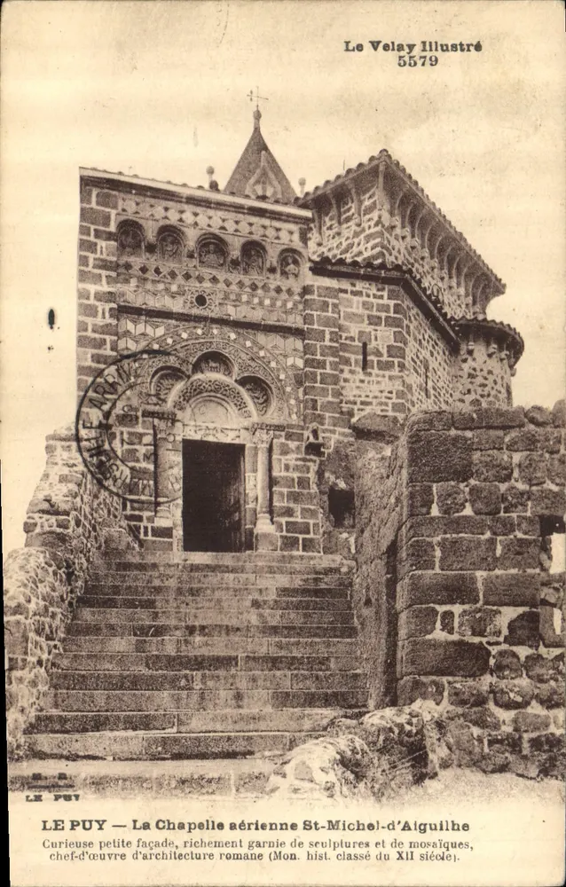 Le Puy — Kapelle Saint-Michel-d'Aiguilhe — Le Velay Illustré 5579 - Vorderseite