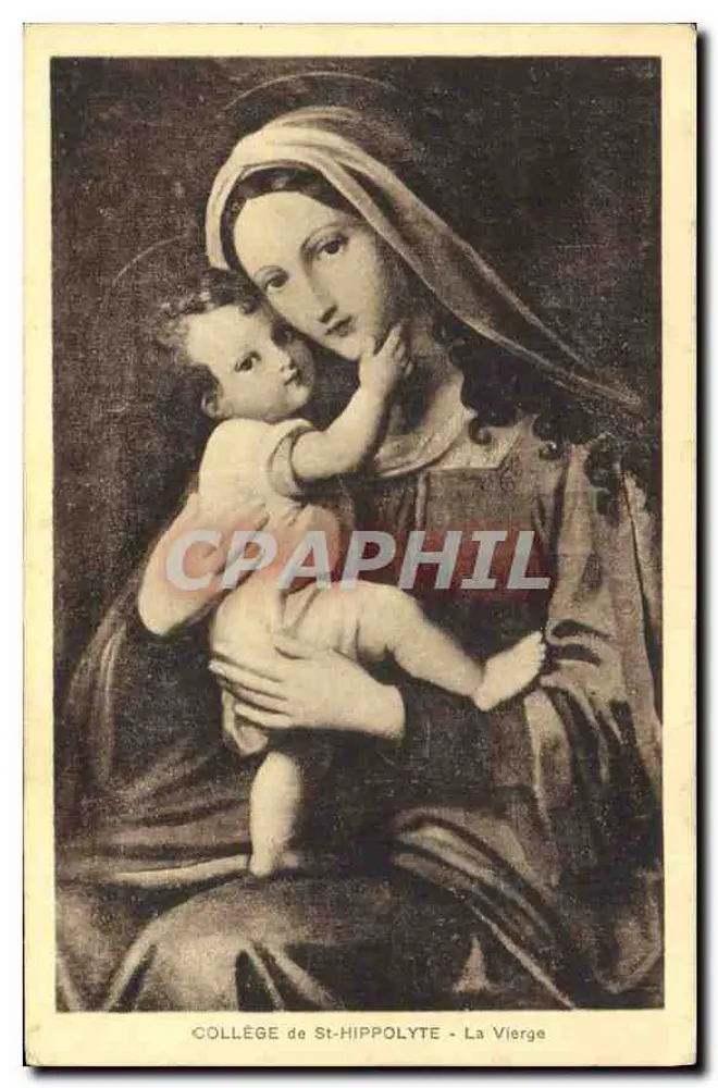 A Virgem - Colégio de St-Hippolyte - Frente
