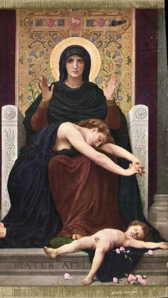 Virgem Consoladora — Virgem de Bouguereau, n°396, Museu do Luxembourg - Frente