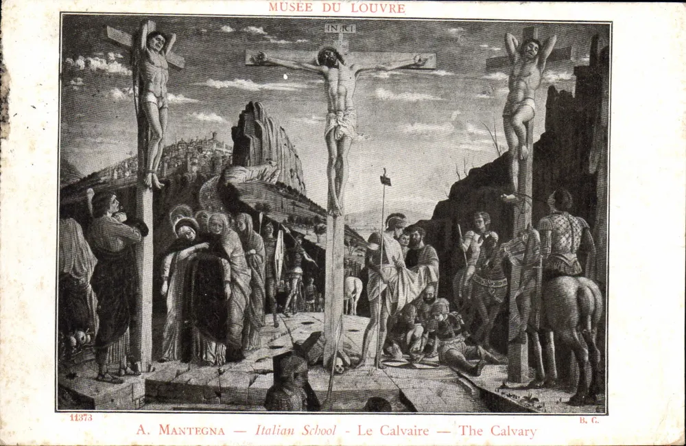 Das Calvarium — A. Mantegna — Italienische Schule — Louvre-Museum - Vorderseite