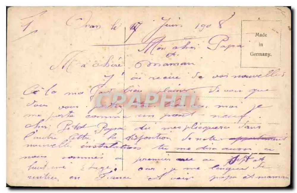Dzieci grające z toporem — scena z życia — n° 729/6 - Rewers