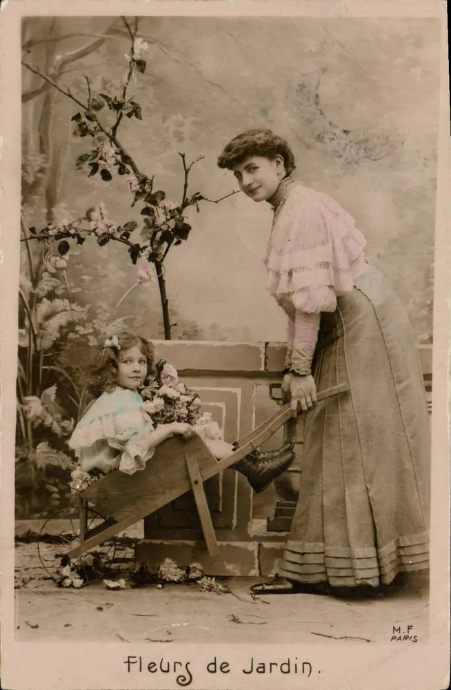 Gartenblumen — M.F. PARIS - Vorderseite