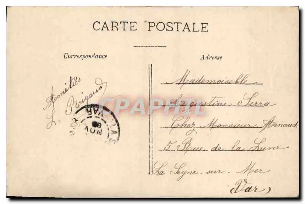 Gartenblumen — M.F. PARIS - Rückseite