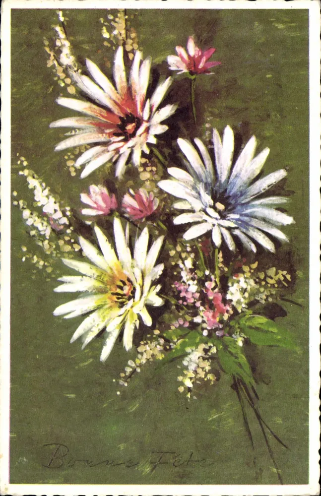 Bouquet bloemen — Feest — Editions Postale Lyon, n° 1103 - Voorkant