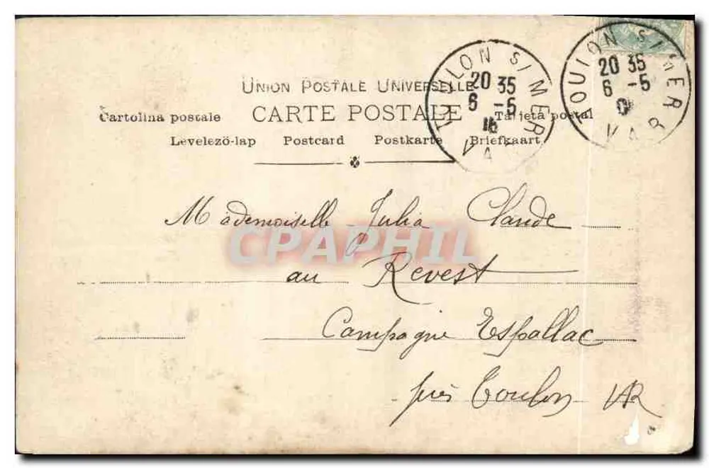 La Petite Gourrange — S.I.P. n°1036 — editor S.I.P. - Verso