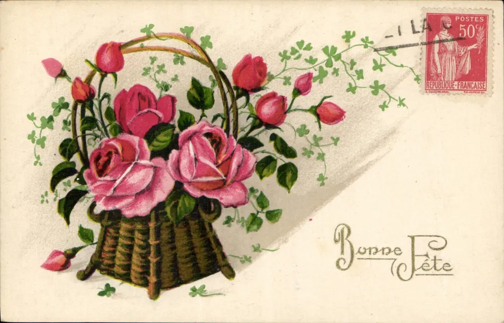 Bouquet van rozen — Gelukkige verjaardag — LaRose - Voorkant