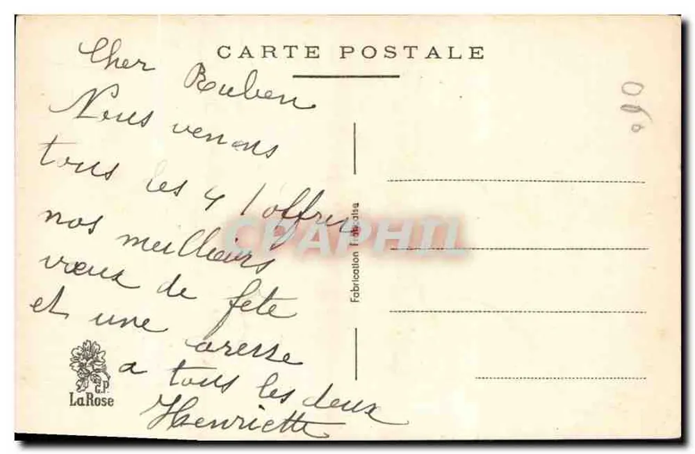 Bouquet van rozen — Gelukkige verjaardag — LaRose - Achterkant
