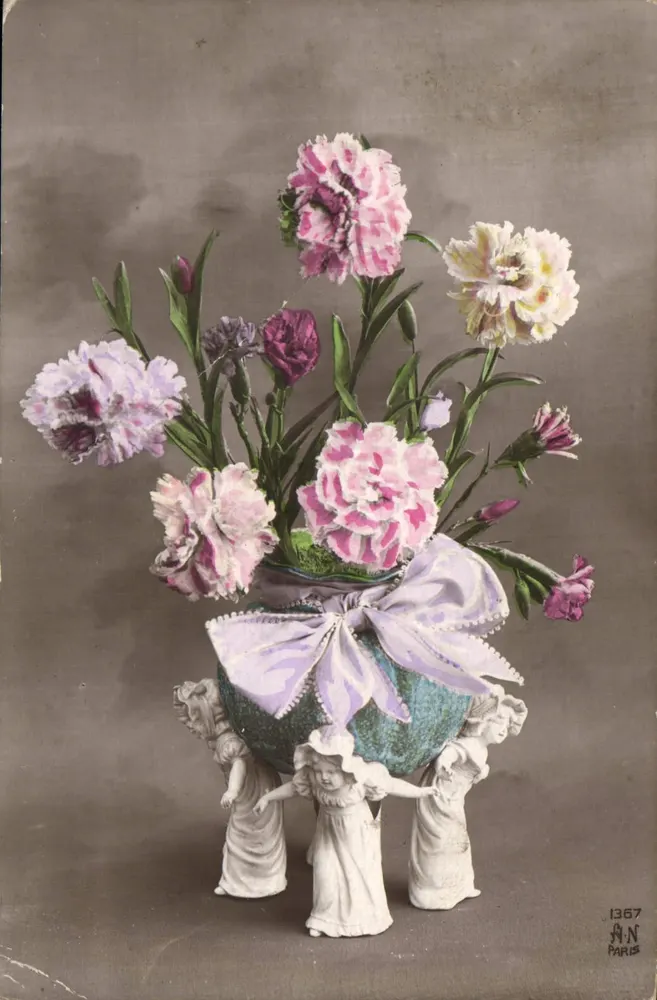 Bouquet de pâquerettes — editor A.N. Paris, n° 1367 - Frente