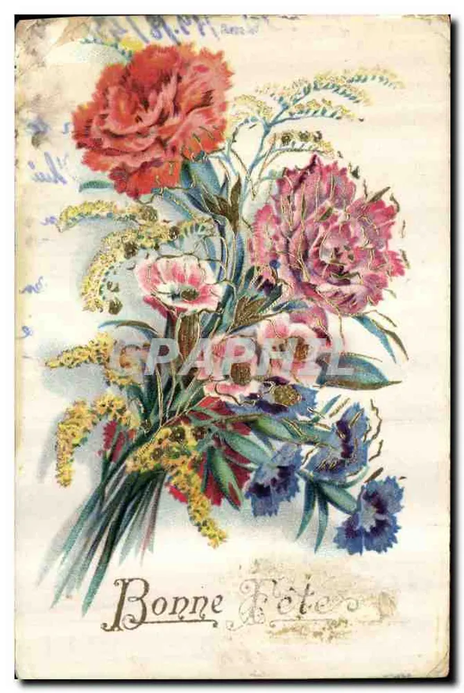 Bouquet van bloemen — Gelukkige verjaardag — onbekende uitgever - Voorkant