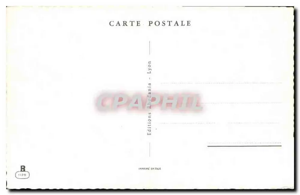 Bouquet van rozen — artistieke illustratie — Uitgaven Rhémania, Lyon, n°1120 - Achterkant