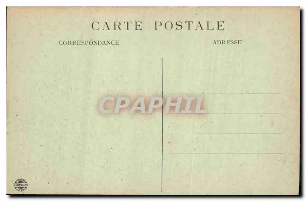 Marselha — O Square de la Bourse — Jardim da Bolsa — Editor Floréal, n° 108 - Verso