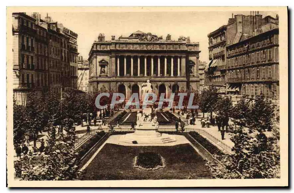 Place de la Bourse — Marselha — Edições d'Art Y. 1904 - Frente