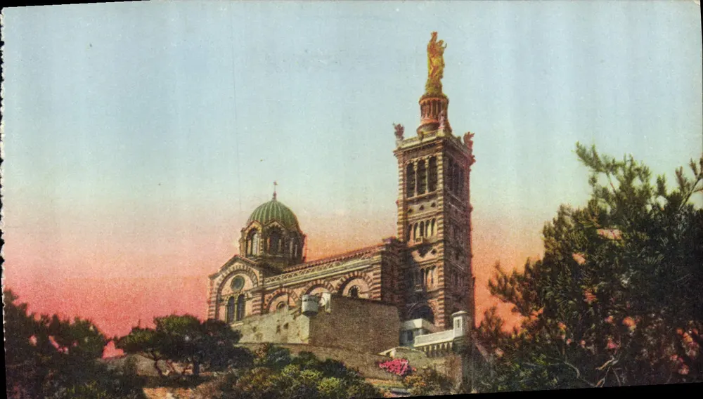 Notre-Dame de la Garde — Marseille — editor A. Tardy - Frente