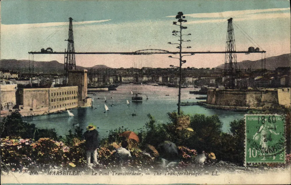 Marselha — O Ponte Transbordeur — LL. n°208 - Frente