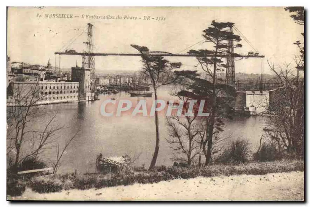 MARSEILLE — O Embarcadère do Pharo — BR - 1582 - Frente