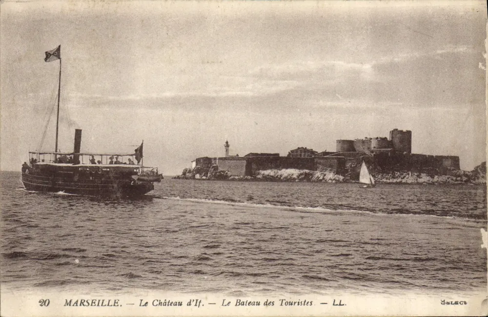 Marseille — Das Schloss If — Das Touristenboot — LL. — Verlag: Salacchi — Nr. 20 - Vorderseite