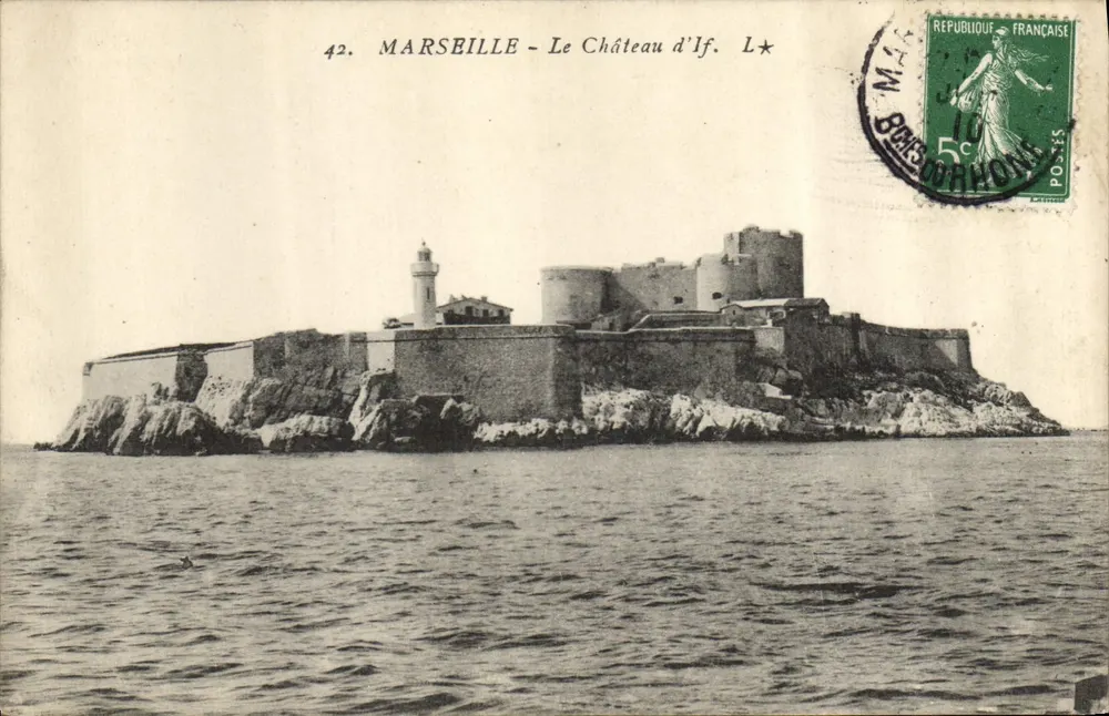 Marseille - O Castelo de If — editor L★, n°42 - Frente