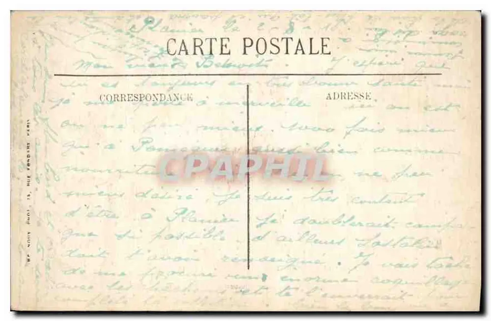 Marseille — A Catedral — XX - Verso