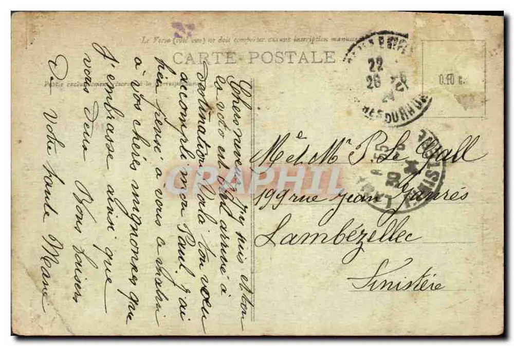 Marseille - N.D. de la Garde - Die Aufzüge (84 m.) — Verlag: Bureau des Cartes Postales - Rückseite