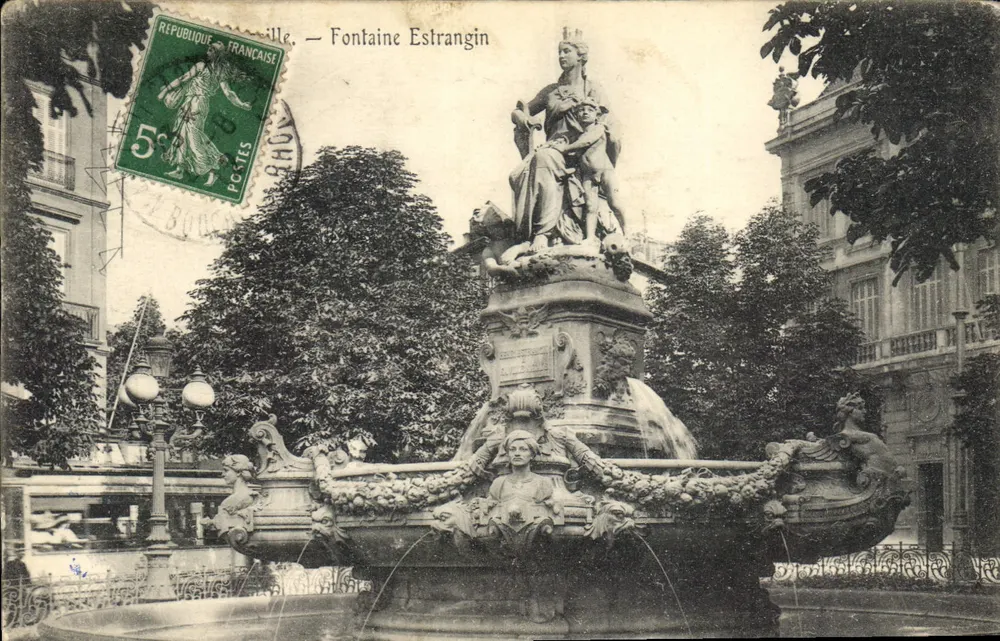 Boulogne-Billancourt — Fontaine Estrangin — Editor não identificado - Frente