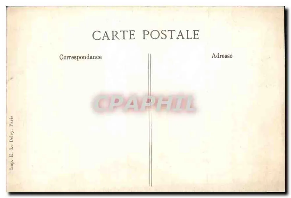 Marseille — Der Ausgang des Alten Hafens — Imp. E. Le Doley, Paris - Rückseite