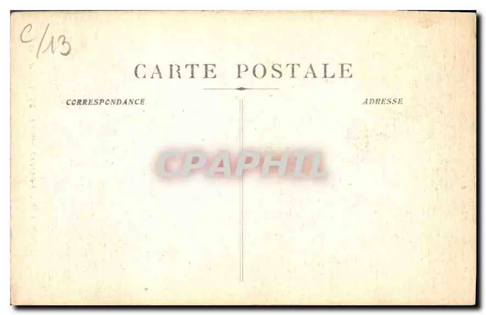 Marselha - Fontaine Cantini (Place Castellane) — Edição das Nouvelles Galeries, n° 89 - Verso