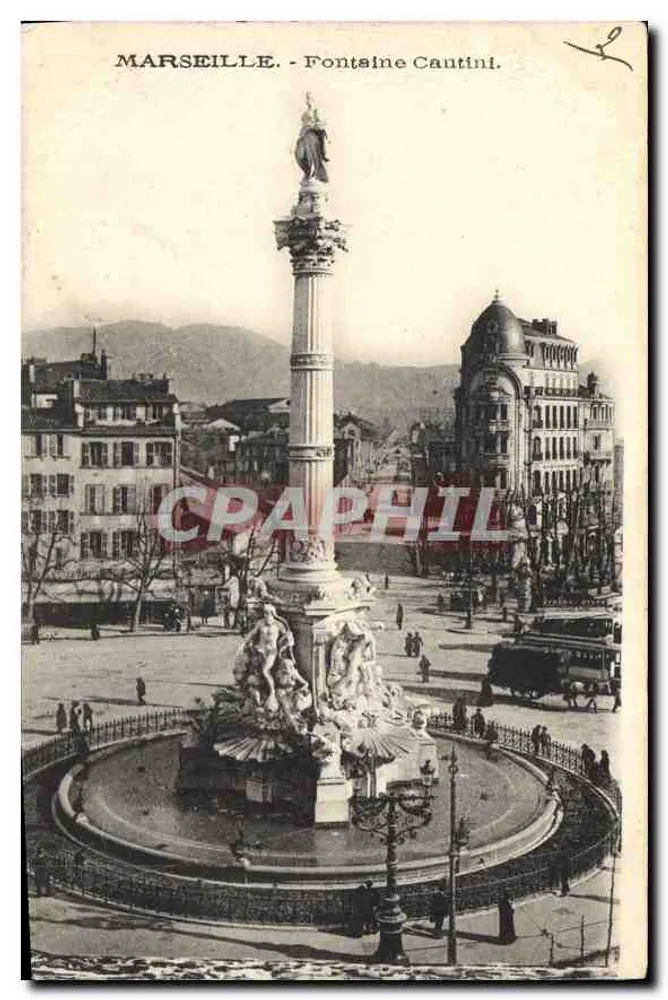 Marseille - Fontaine Cautini — Craphil - Frente