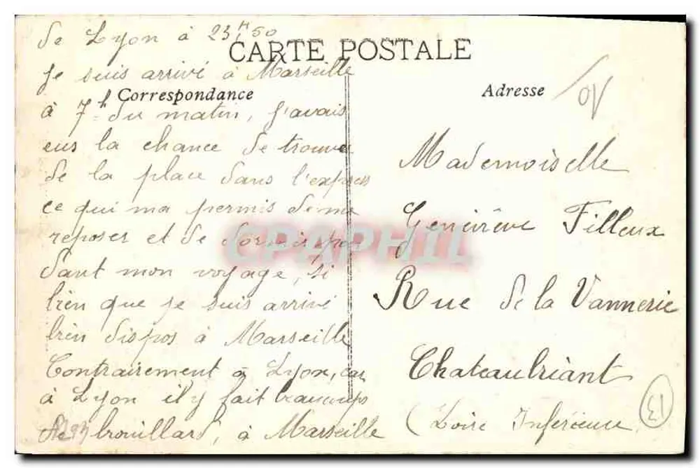 Marseille - Fontaine Cautini — Craphil - Verso