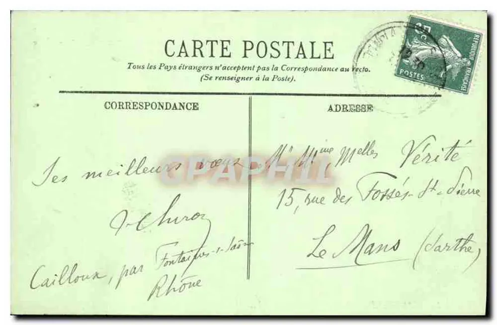 Marseille — Pôr do Sol — LL. n°137 - Verso