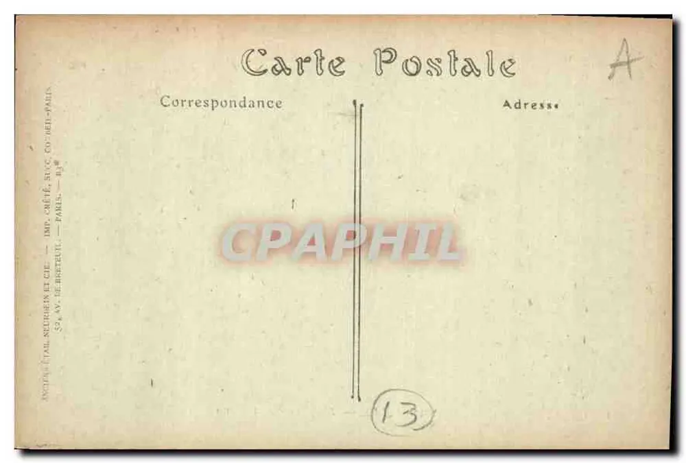 Marseille — A Igreja de São Vicente — Jhot. n°51 - Verso