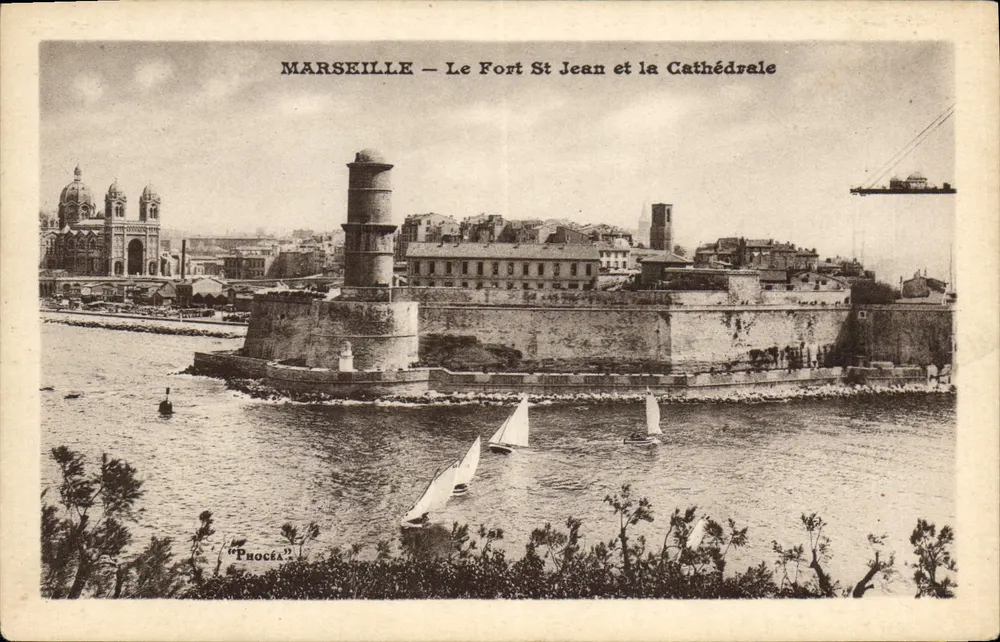 Marseille — Fort St Jean und die Kathedrale — Phocéa - Vorderseite