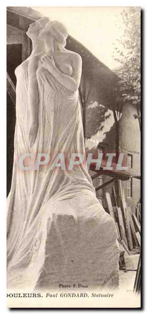 Douloureurs — Escultura de Paul Gondard — Foto F. Duce - Frente
