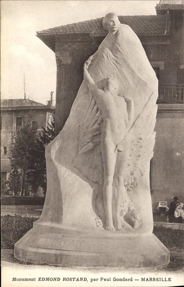 Denkmal für Edmond Rostand — Marseille — von Paul Gondard - Vorderseite
