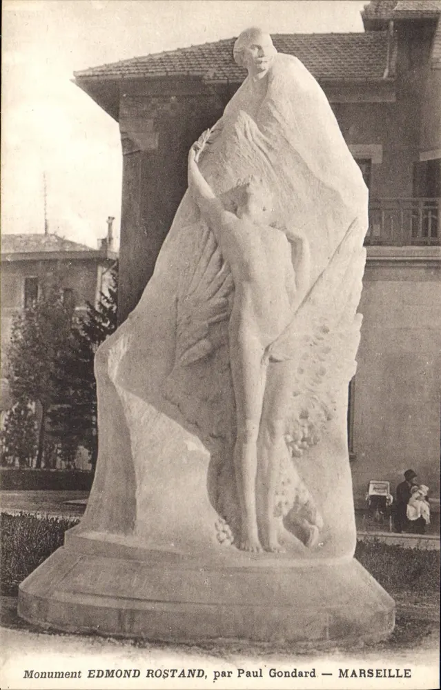 Edmond Rostand Denkmal — Marseille — von Paul Gondard - Vorderseite