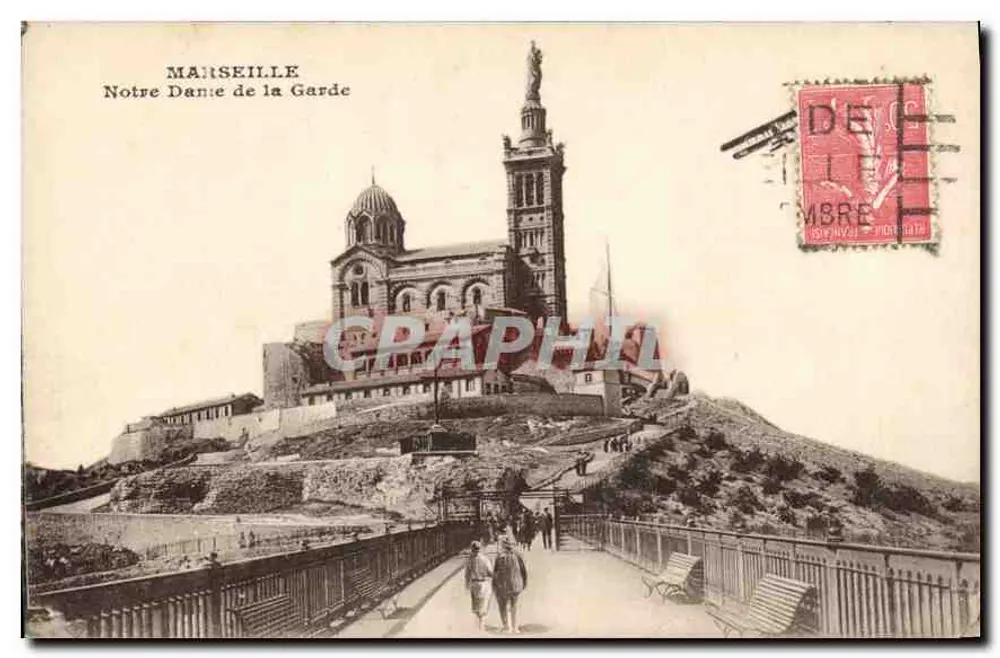 Marseille — Notre-Dame de la Garde — Verlag unbekannt, Seriennummer nicht sichtbar - Vorderseite