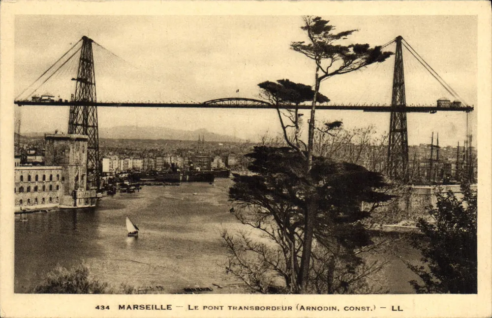 Marseille — Most Transbordeur (Arnodin, Const.) — LL - Awers