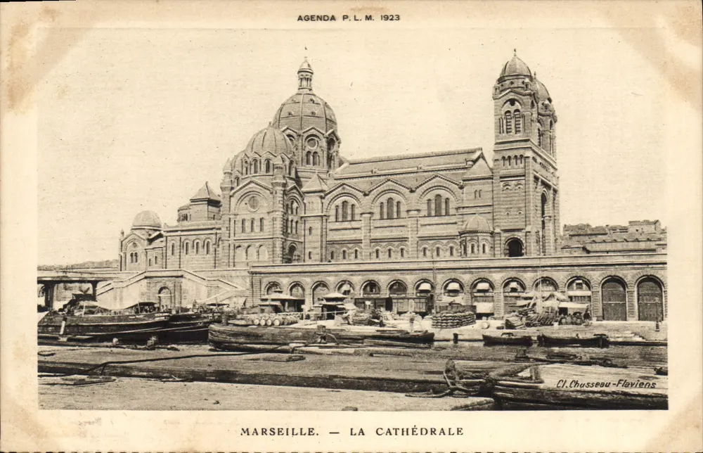 Marseille — Katedra — Agenda P.L.M. 1923, Cl. Chusseau-Flavien - Awers