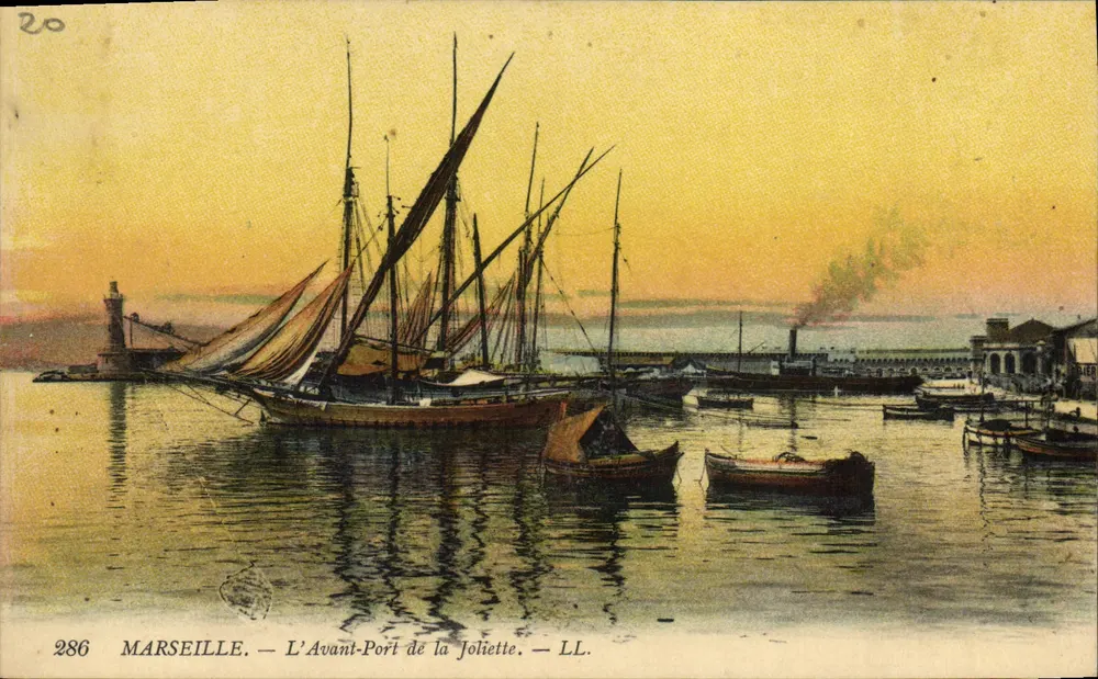 Marseille — Der Hafen von La Joliette — LL. — Nr. 286 - Vorderseite