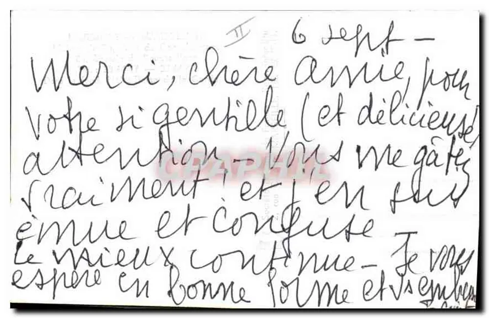 Ansicht der Basilika Notre-Dame de la Garoupe — unbekannter Verlag, Seriennummer nicht sichtbar - Rückseite