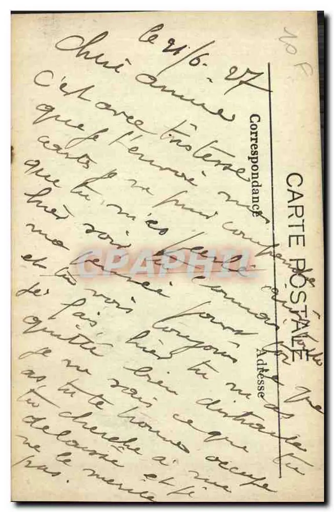 Marselha — Castelo de If — E.L. n°106 - Verso