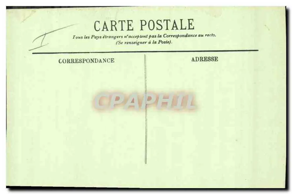 Marselha — O Castelo Borily — LL. - Verso