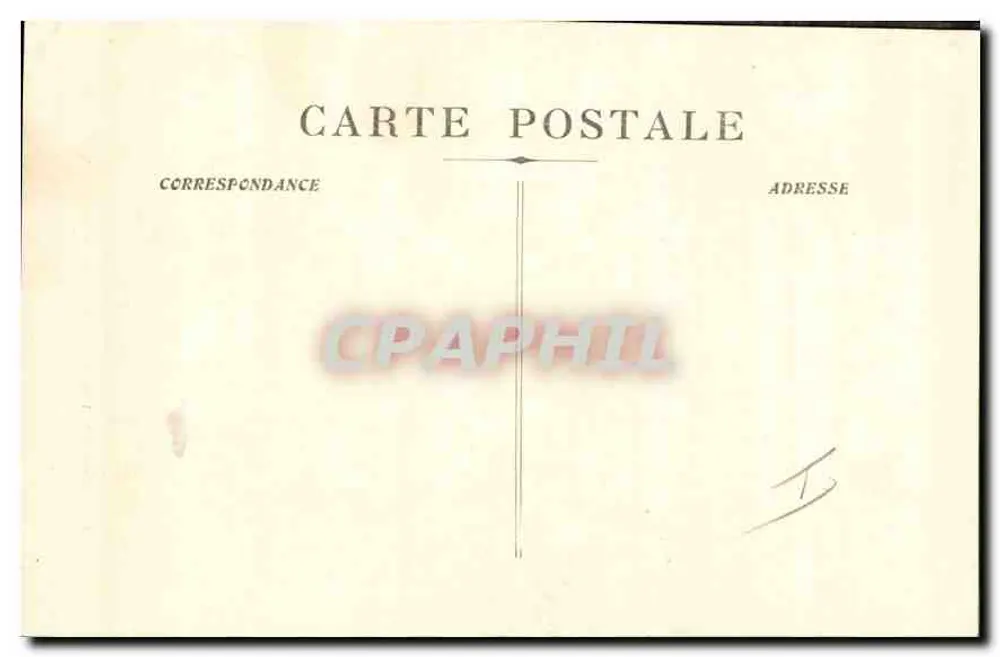 Marseille - Fontaine Cantini (Place Castellane) — Seriennummer 271 - Rückseite