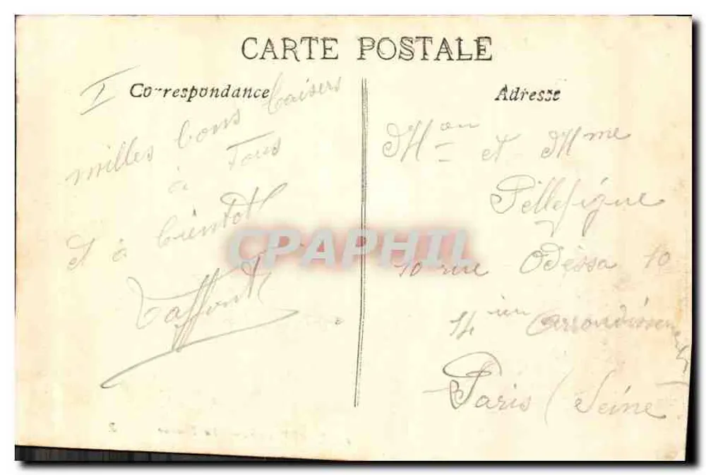 Marselha — A Bolsa — Bolsa e Câmara de Comércio — L.R. - Verso