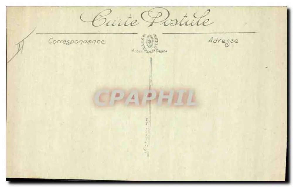 L'Avenue du Prado aus der Place Castellane gesehen — Marseille — LL, Nr. 317 - Rückseite