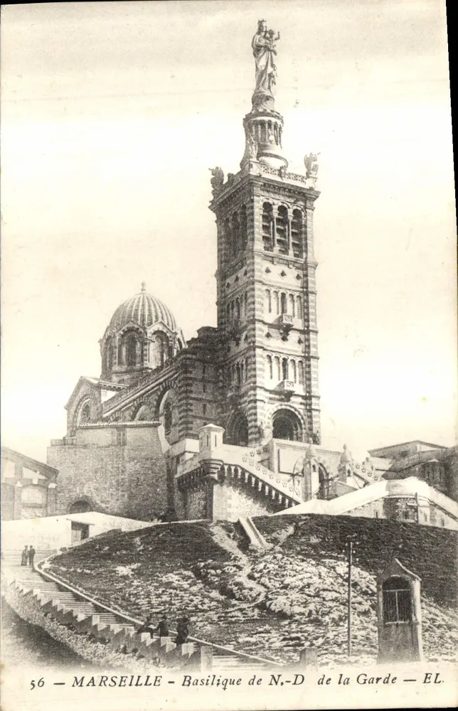 Marseille — Basilika Notre-Dame de la Garde — EL. Nr. 56 - Vorderseite