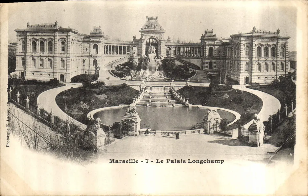 Marseille - 7 - O Palácio Longchamp — Fototipia R. Lecour - Frente