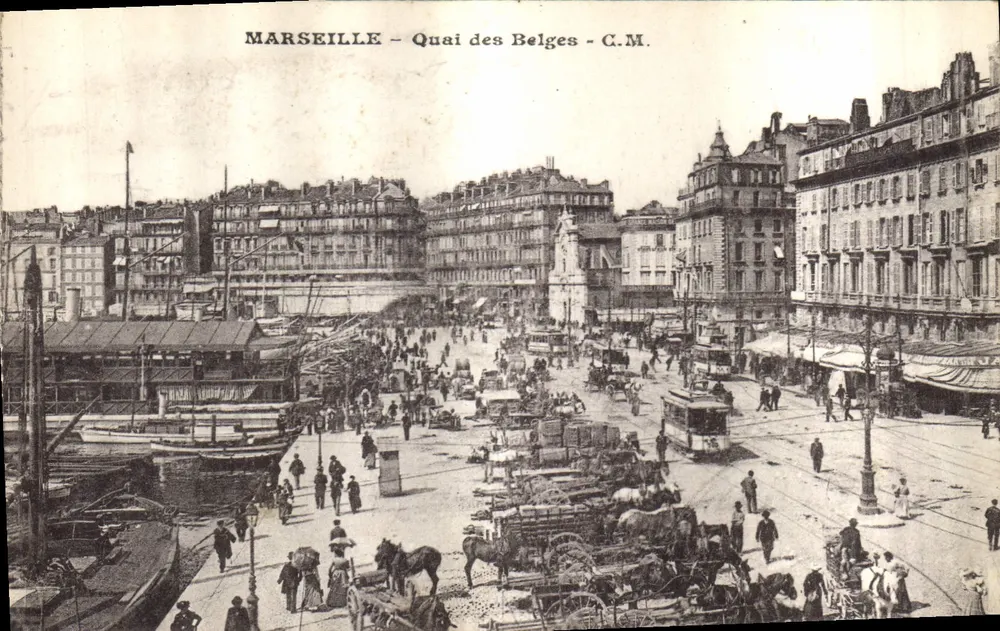 Marselha - Quai des Belges - C.M. - Frente
