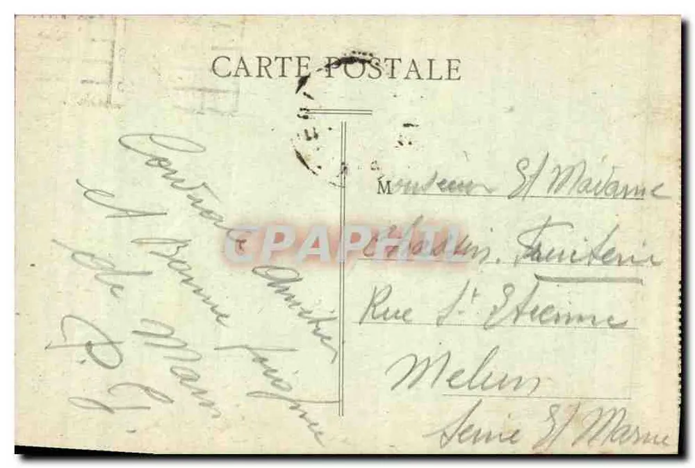 Marselha — Quai des Belges — E. L. — Editor E. L. n° 108 - Verso