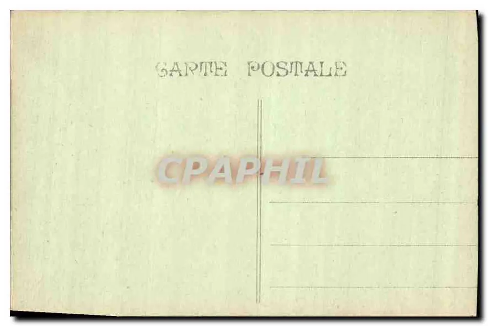 Marseille - Quai des Belges und Rue Cannébière — städtische Ansicht mit Booten und Gebäuden - Rückseite